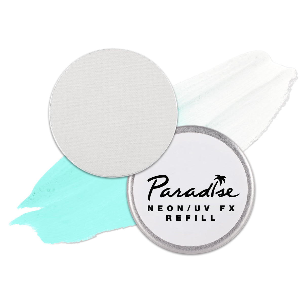 Mehron Makeup Paradise AQ - WHITE, Water-Activated Face & Body Paint