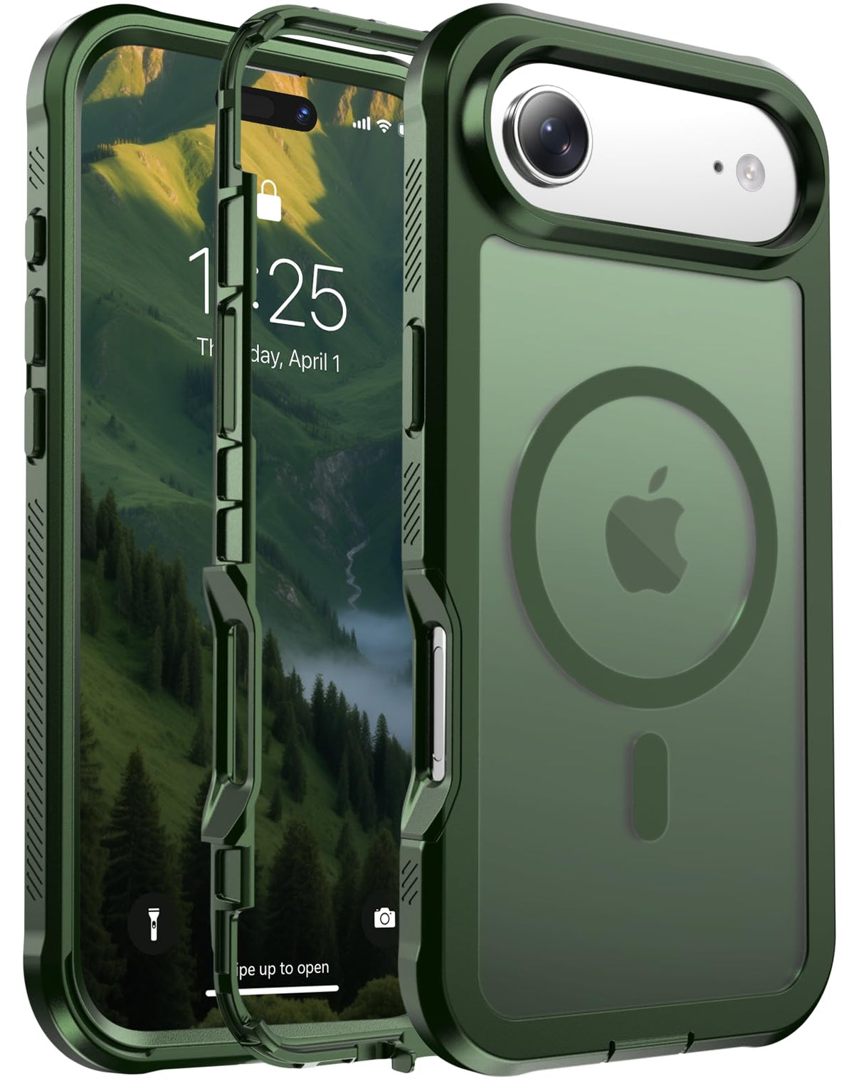 jaroco Magnetic for iPhone 15 Case Heavy Duty Protection Black