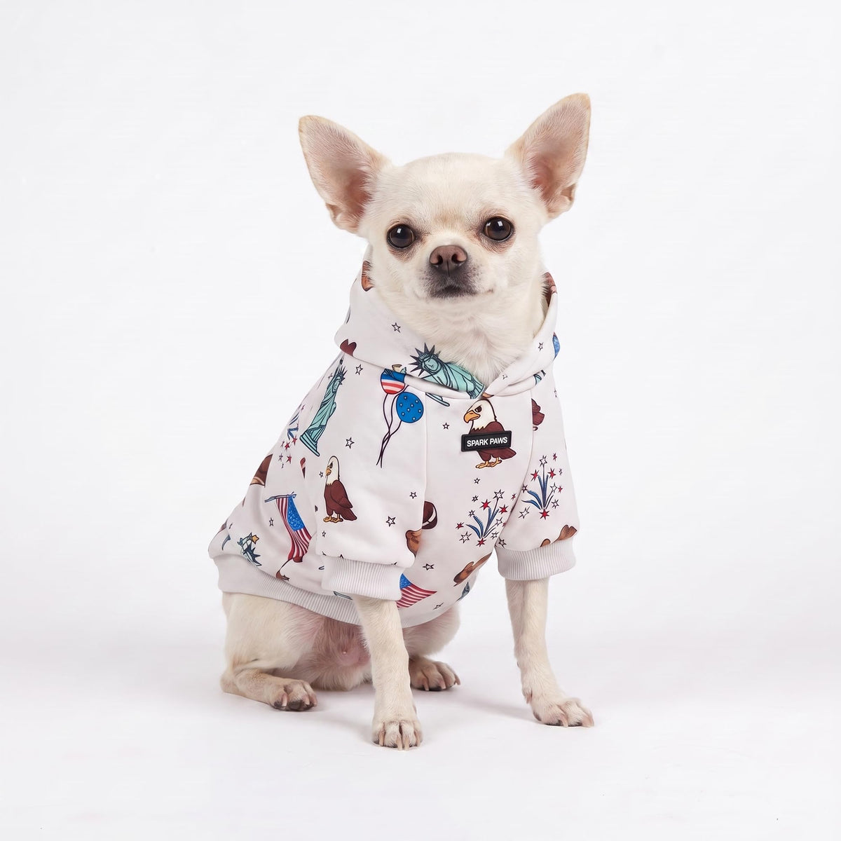Spark Paws Dog Hoodie - Dog Sweater Sweatshirt Clothes for Large Dogs Puppy