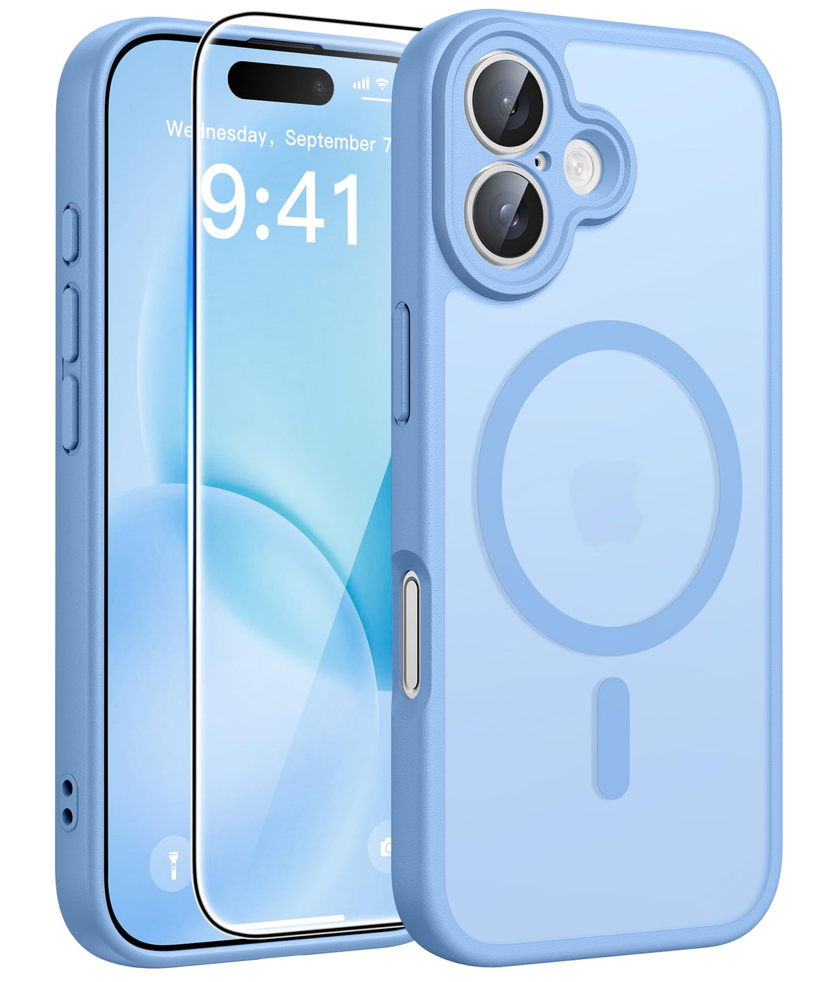 FNTCASE for iPhone 17 Case, Fit for Magsafe, Teal
