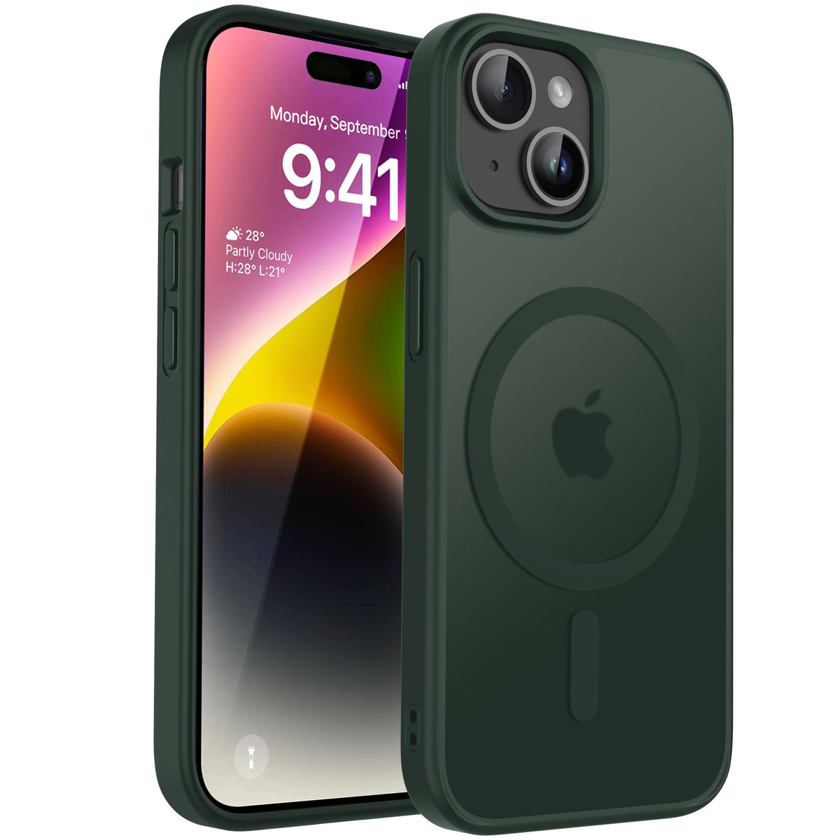 CACOE Magnetic Case for iPhone 17 6.3 inch, Light Purple