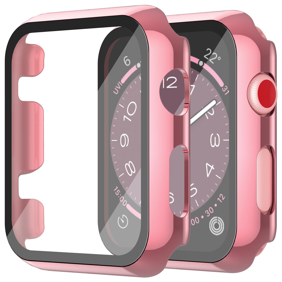 Misxi Screen Protector Case for 44mm Apple Watch SE3/SE2/SE/Series 6/5/4