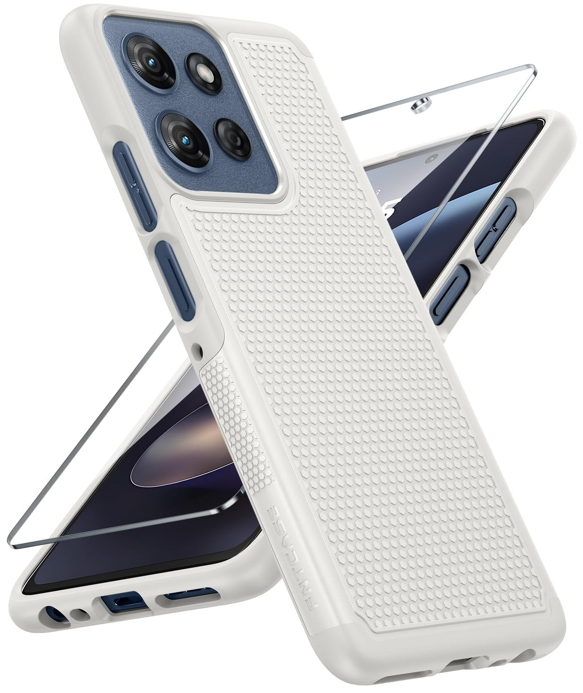 FNTCASE for Google Pixel 9a Case: Green Non Slip Textured
