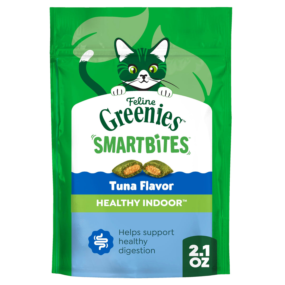 Greenies Feline Smartbites Healthy Indoor Cat Treats, Chicken, 4.6 oz