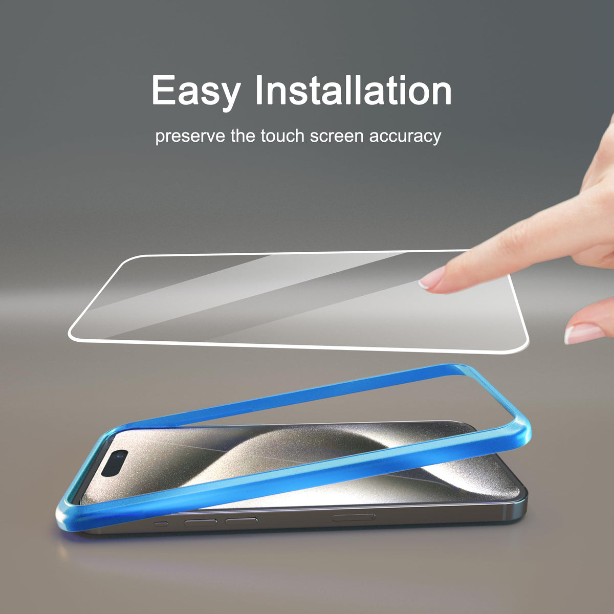 Ailun Screen Protector + Camera Lens Protector for iPhone 16 Pro Max