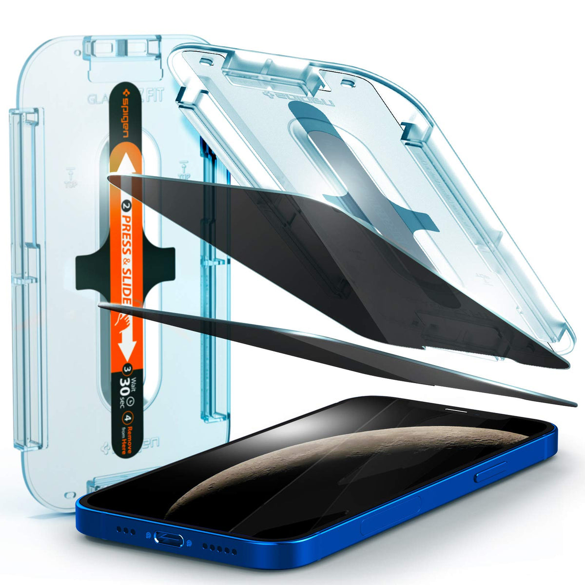 Spigen Privacy Filter Tempered Glass Screen Protector for iPhone 18 Pro Max