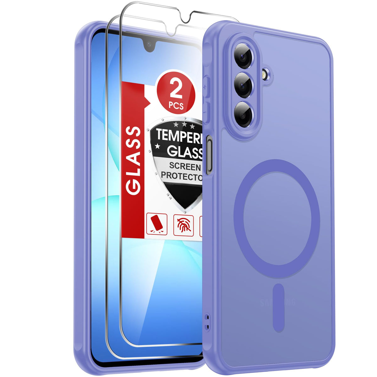 LeYi for Pixel-8A Phone Case: MagSafe Fit & Screen Protector Crystal Clear