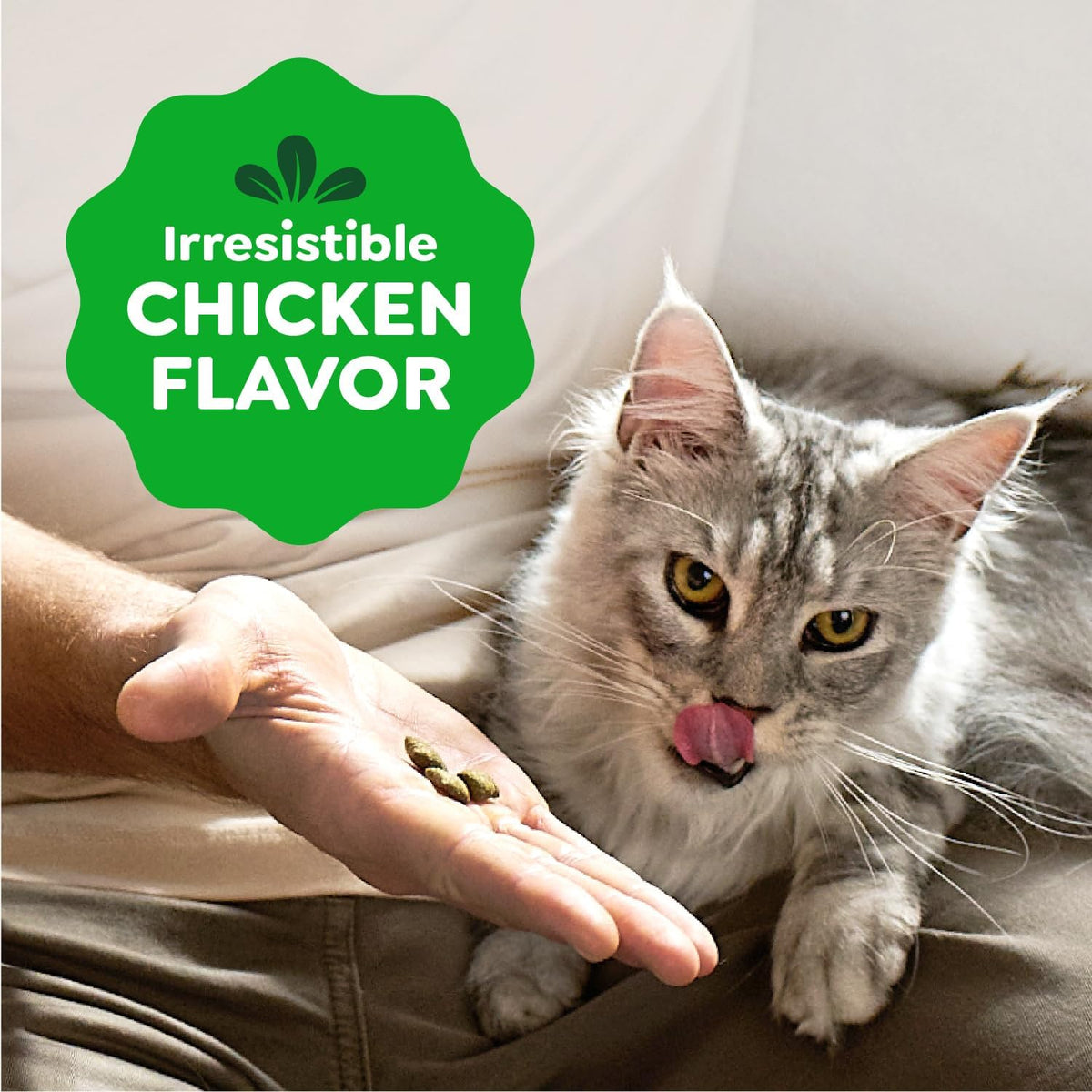 Greenies Feline Smartbites Healthy Indoor Cat Treats, Chicken, 4.6 oz