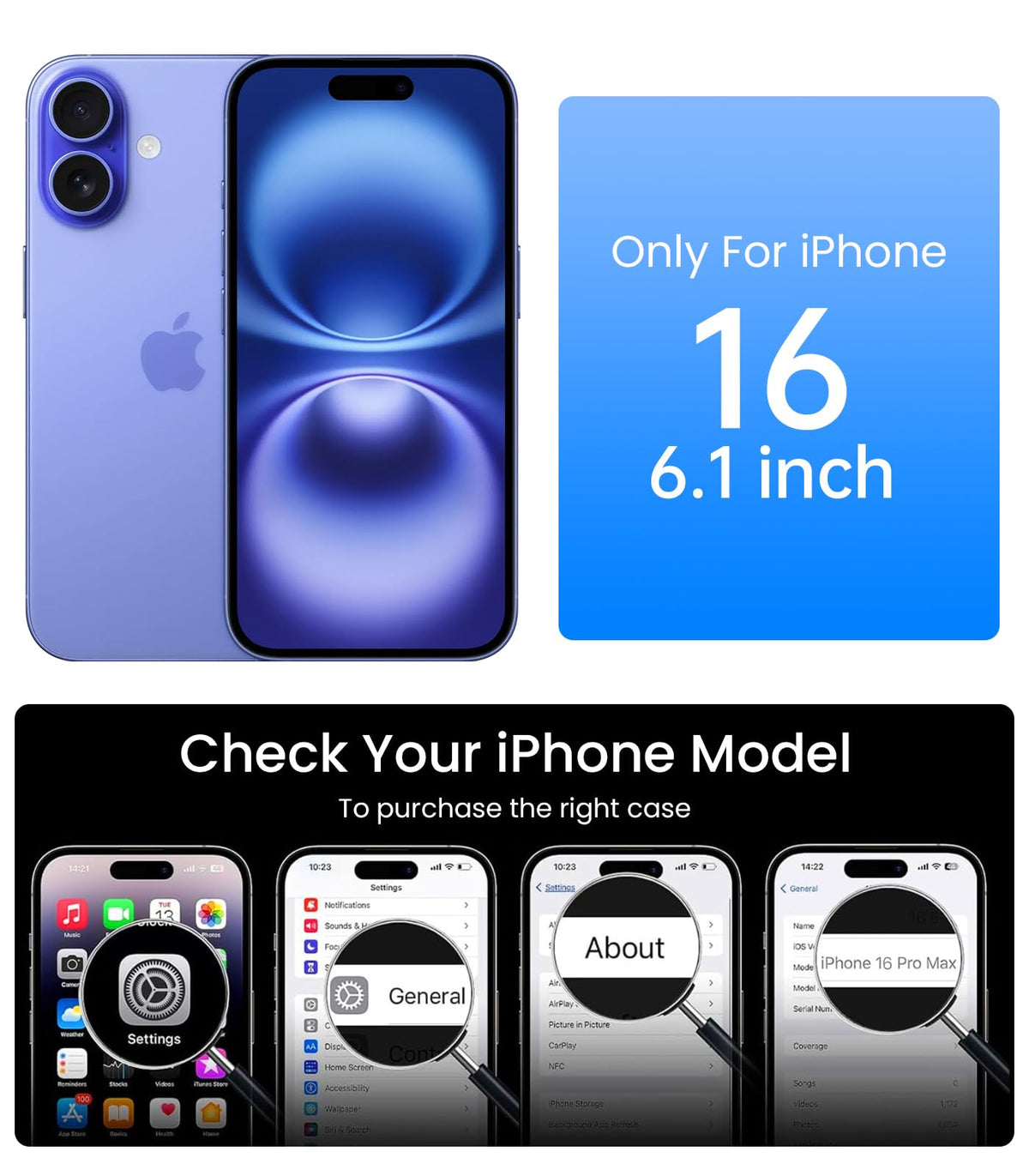 Mkeke for iPhone 18 Pro Max Case Clear [Not-Yellowing]