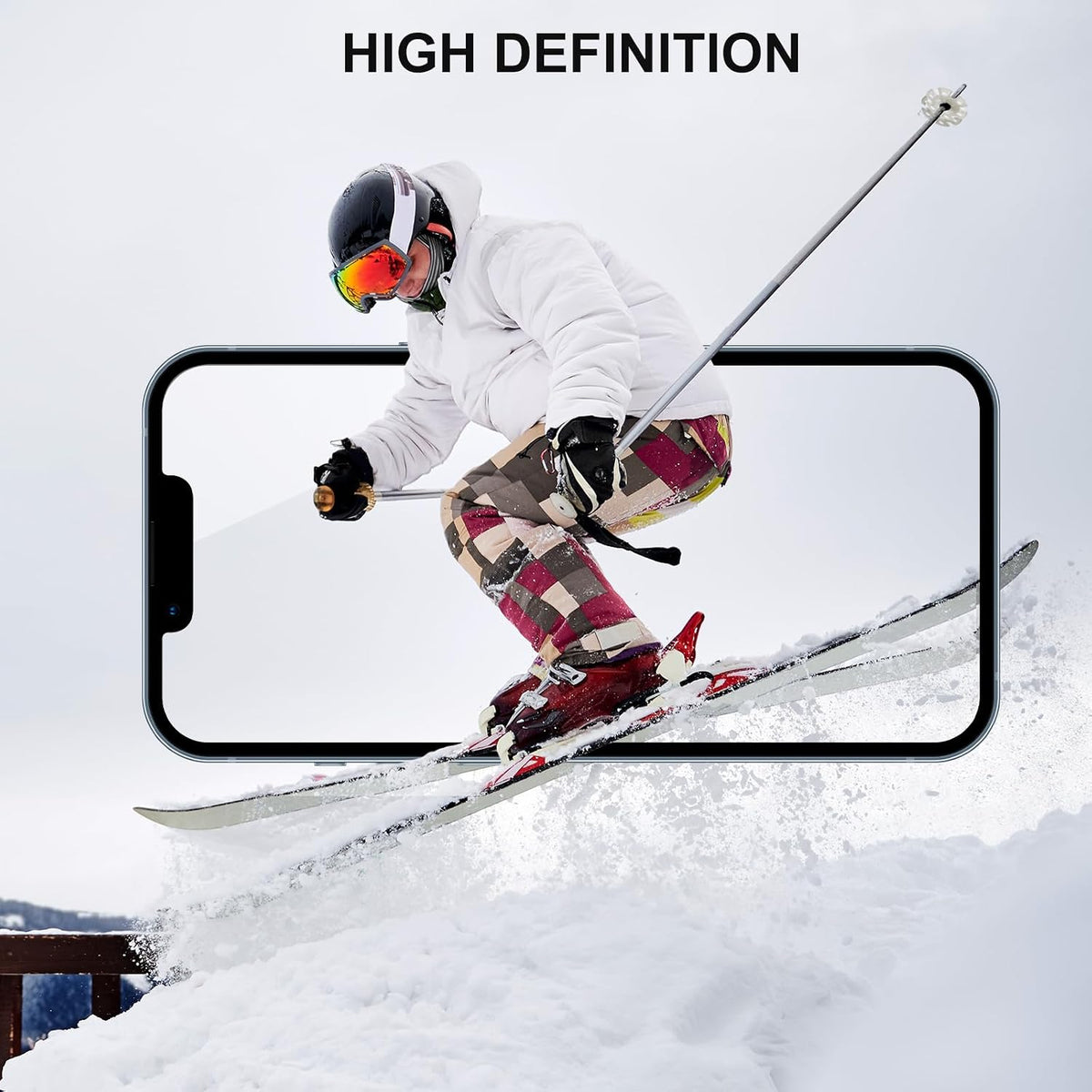 SIBEITU 3+3 Pack Screen Protector + Camera Lens Protector for iPhone 14 Pro