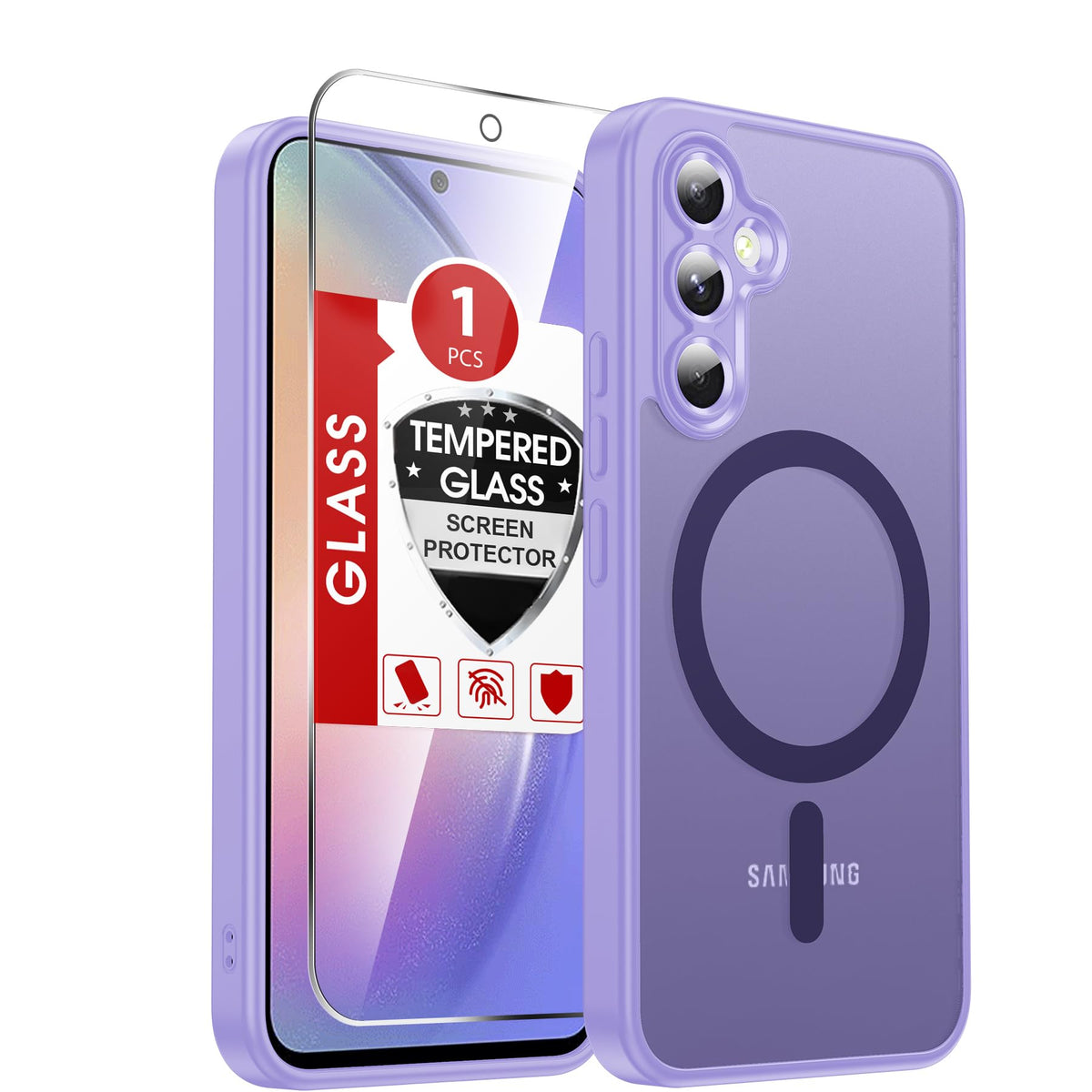 LeYi for Pixel-8A Phone Case: MagSafe Fit & Screen Protector Crystal Clear