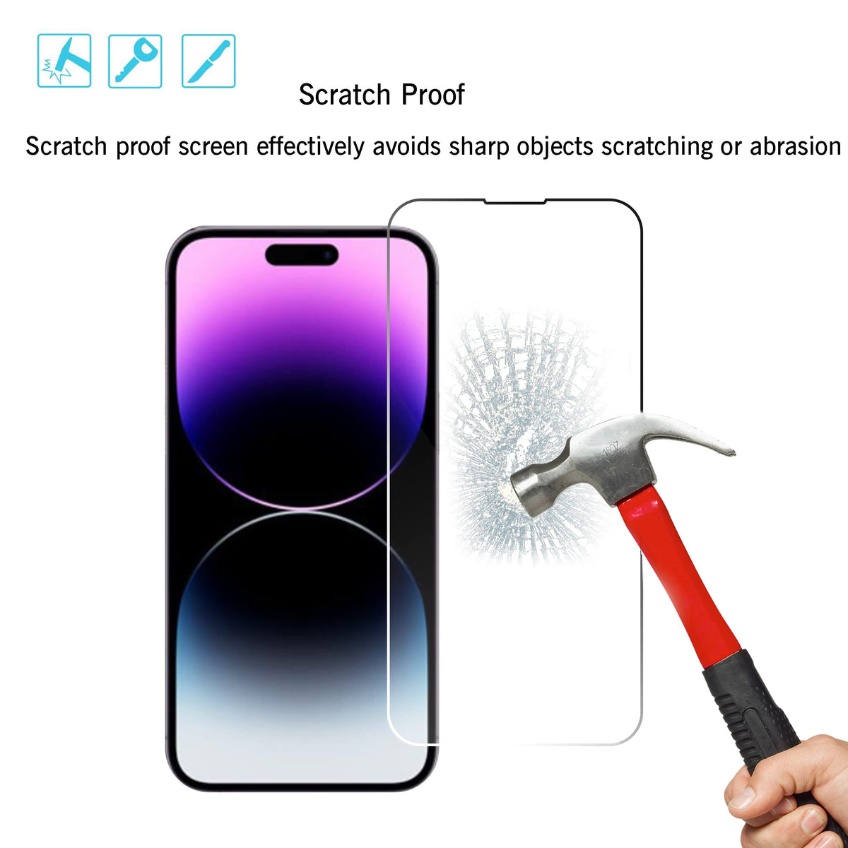 Ailun 3 Pack Screen Protector for iPhone 16 / iPhone 15 / iPhone 15 Pro