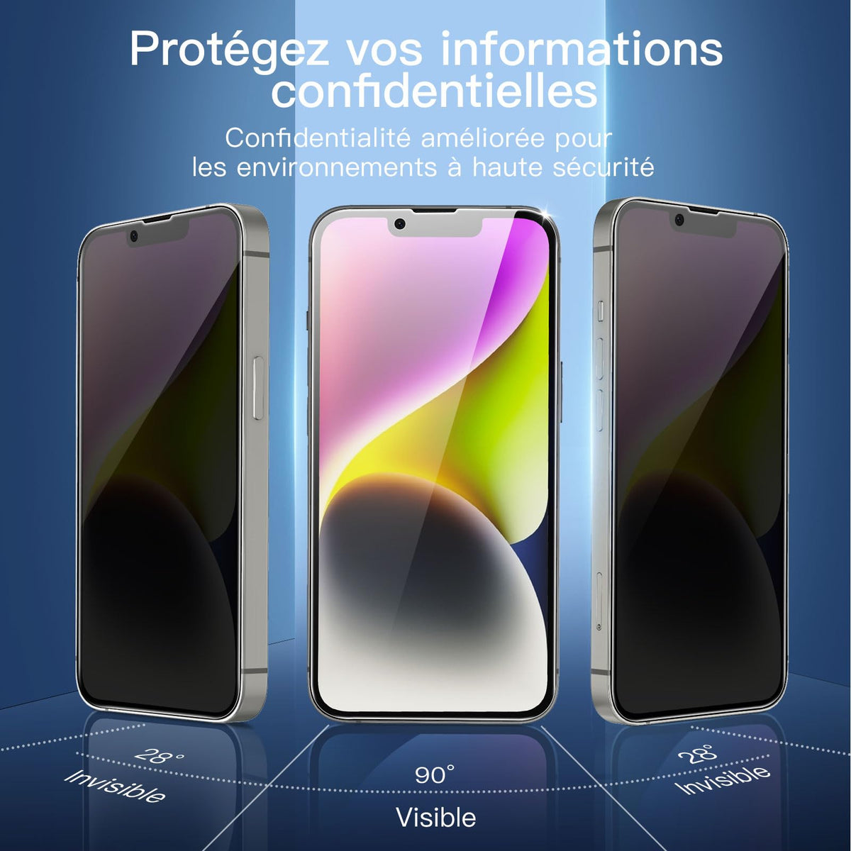 NEW'C for iPhone 17 Pro Max, iPhone 16 Pro Max Screen Protector HD Clear