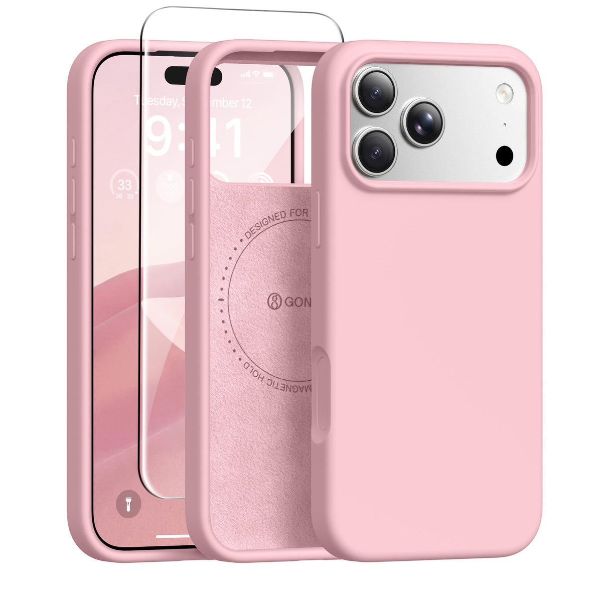 GONEZ for iPhone 18 Pro Max Case/iPhone 17 Pro Max Case, Mist Blue