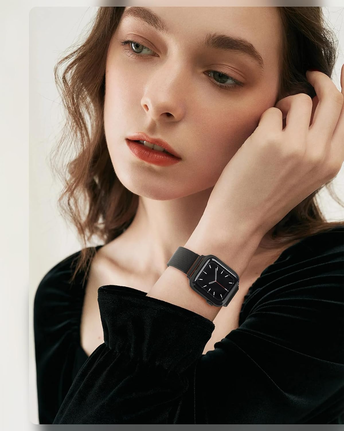 Original Milanese Loop Compatible with Apple Watch Bands for Women & Men