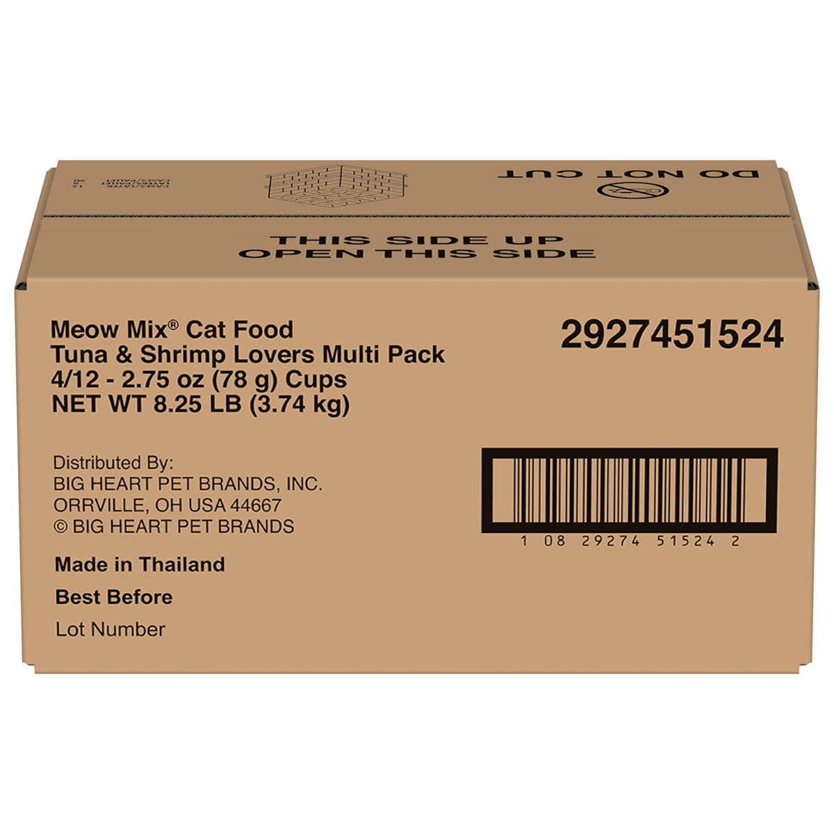 Meow Mix Poultry & Beef Favorites, Wet Food Variety Pack, 24 Cups