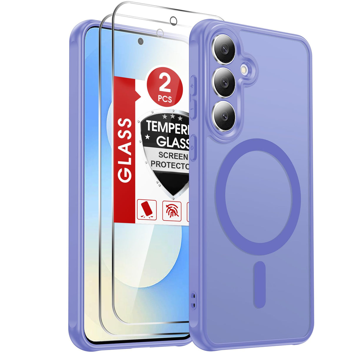 LeYi for Pixel-8A Phone Case: MagSafe Fit & Screen Protector Crystal Clear