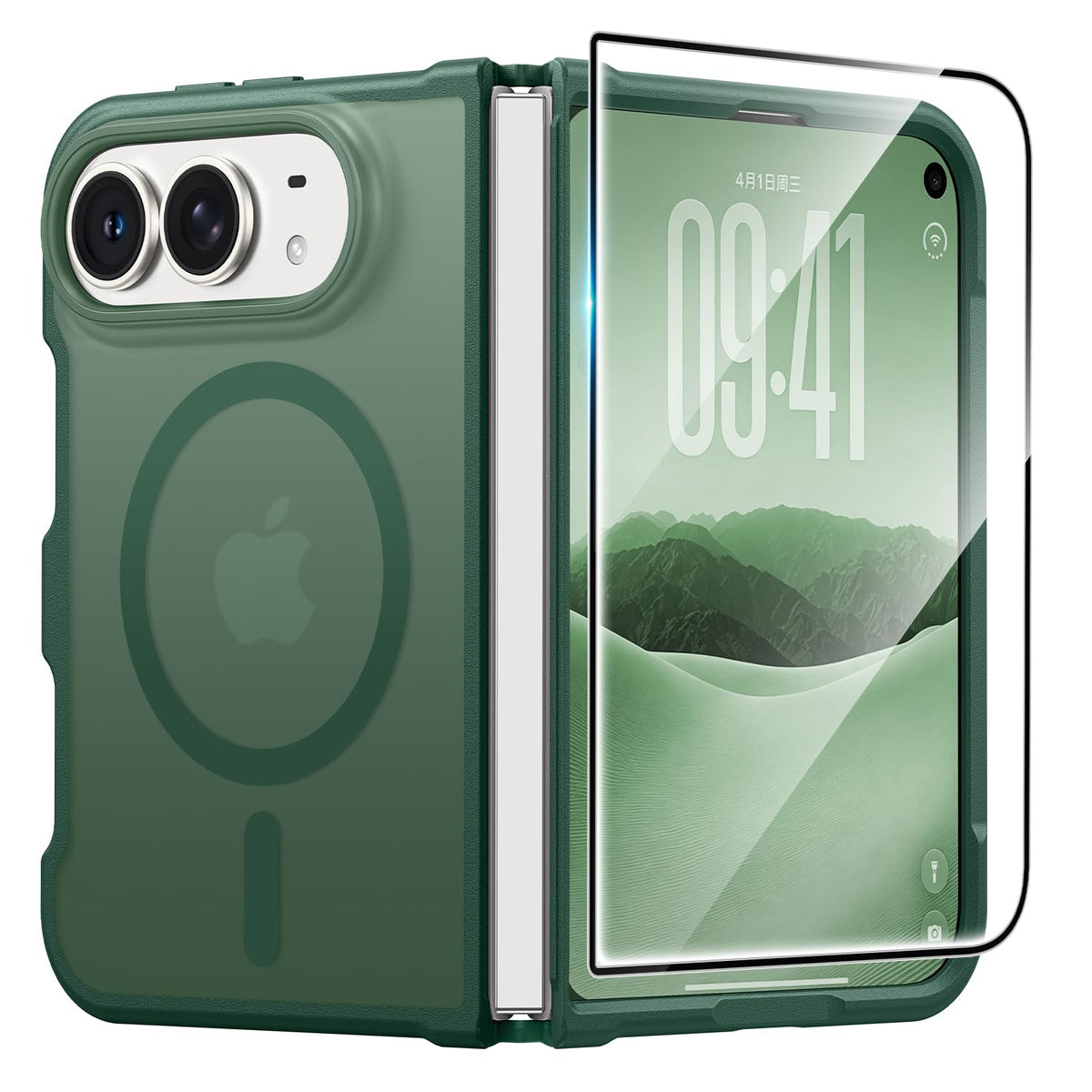 FNTCASE for iPhone 17 Case, Fit for Magsafe, Teal