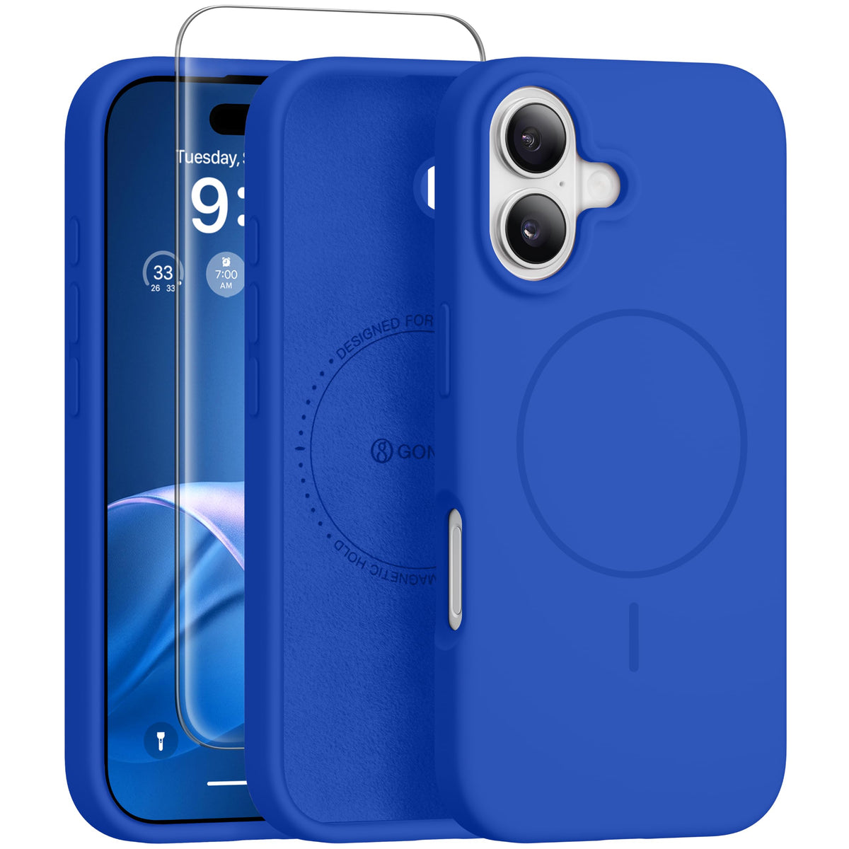 GONEZ for iPhone 18 Pro Max Case/iPhone 17 Pro Max Case, Mist Blue