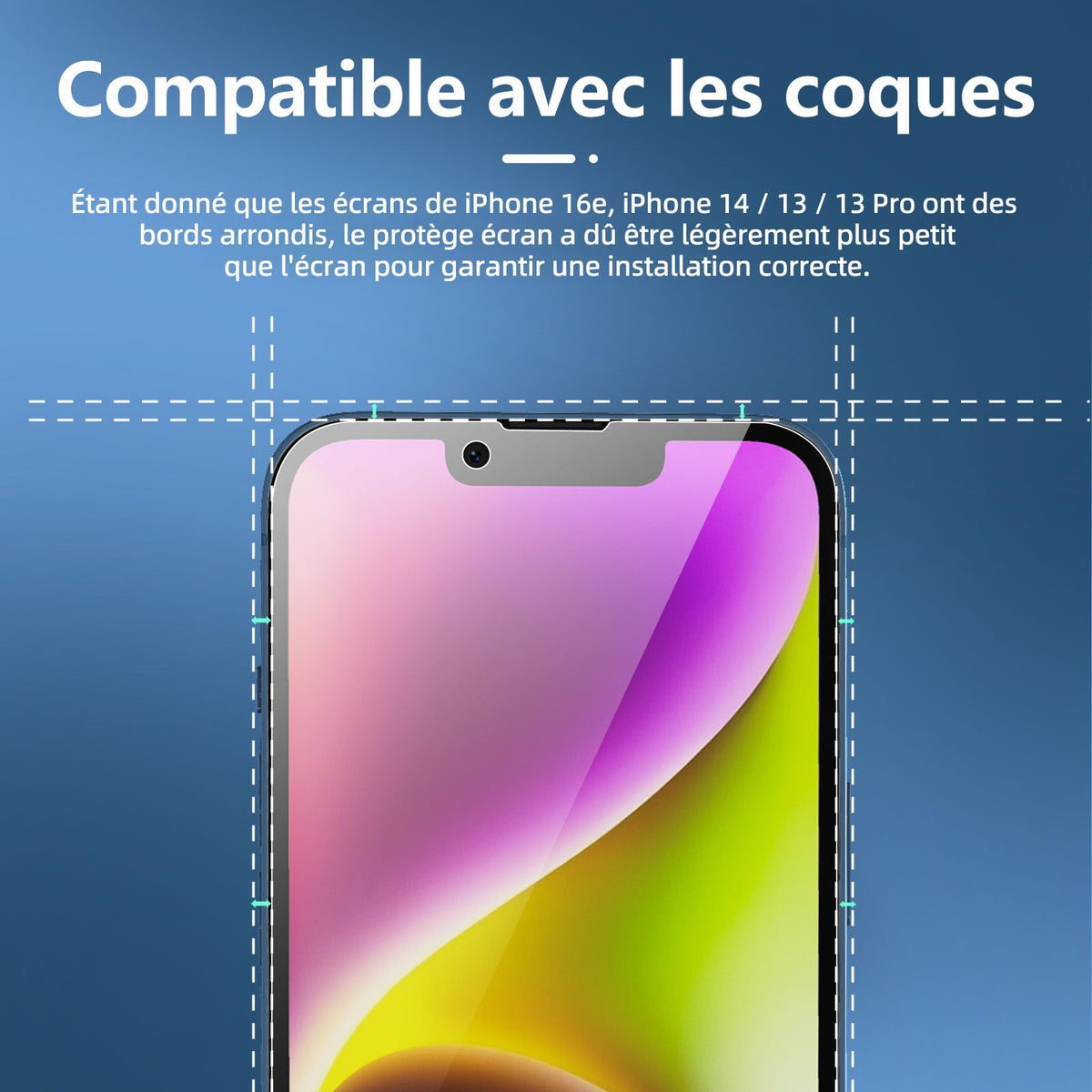 NEW'C for iPhone 17 Pro Max, iPhone 16 Pro Max Screen Protector HD Clear
