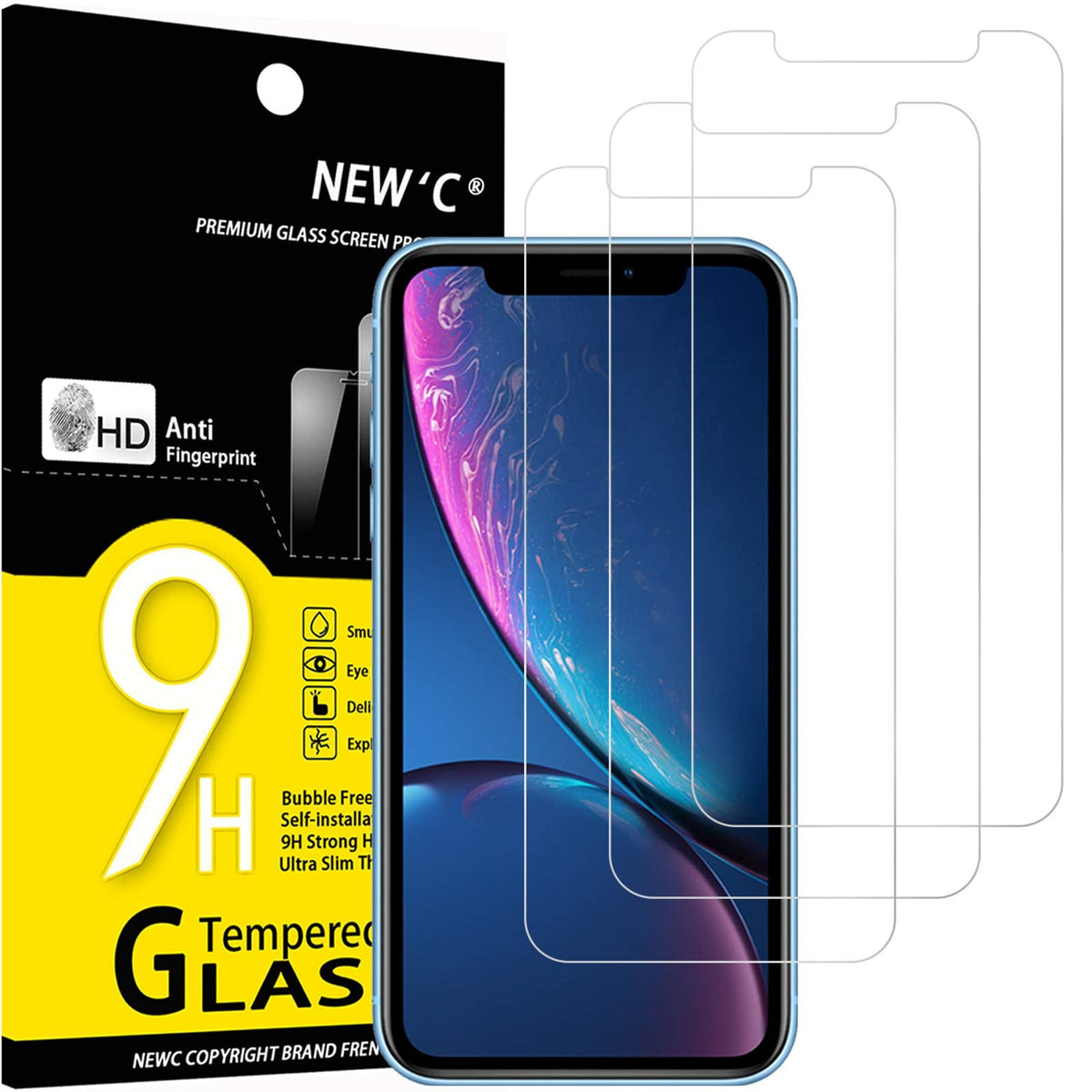 NEW'C for iPhone 17 Pro Max, iPhone 16 Pro Max Screen Protector HD Clear