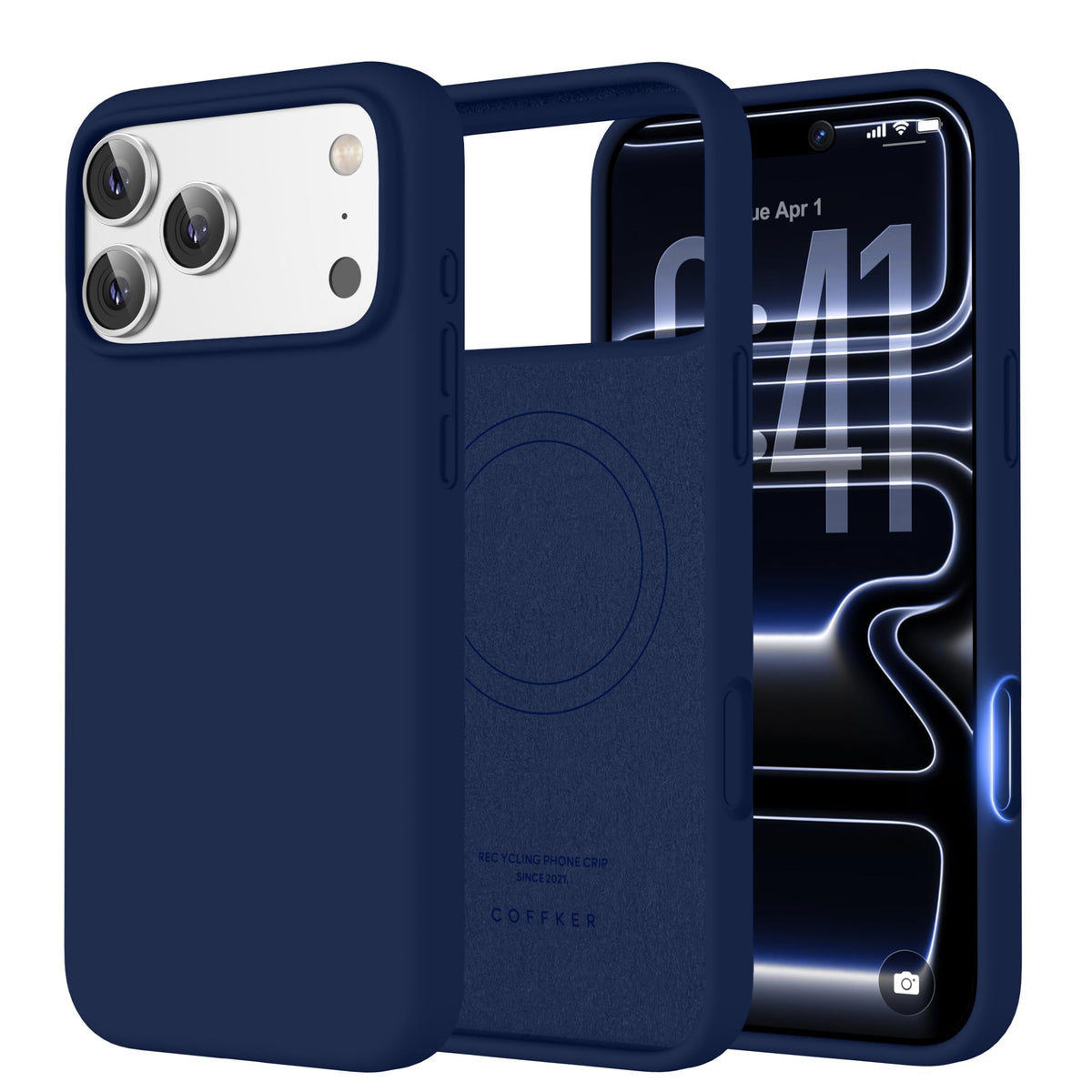 Magnetic for iPhone 18 Pro /17 Pro Case Silicone, Wine Red
