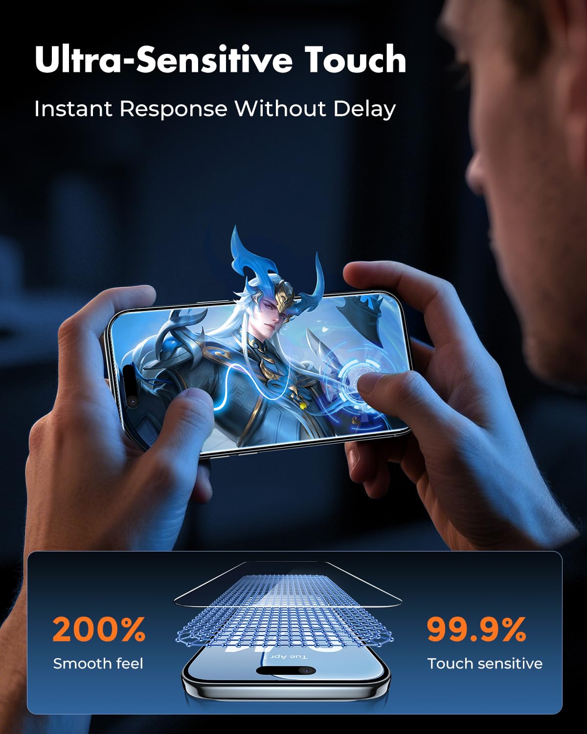 UNBREAKcable 2-Pack Screen Protector for iPhone 14 Plus/13 Pro Max