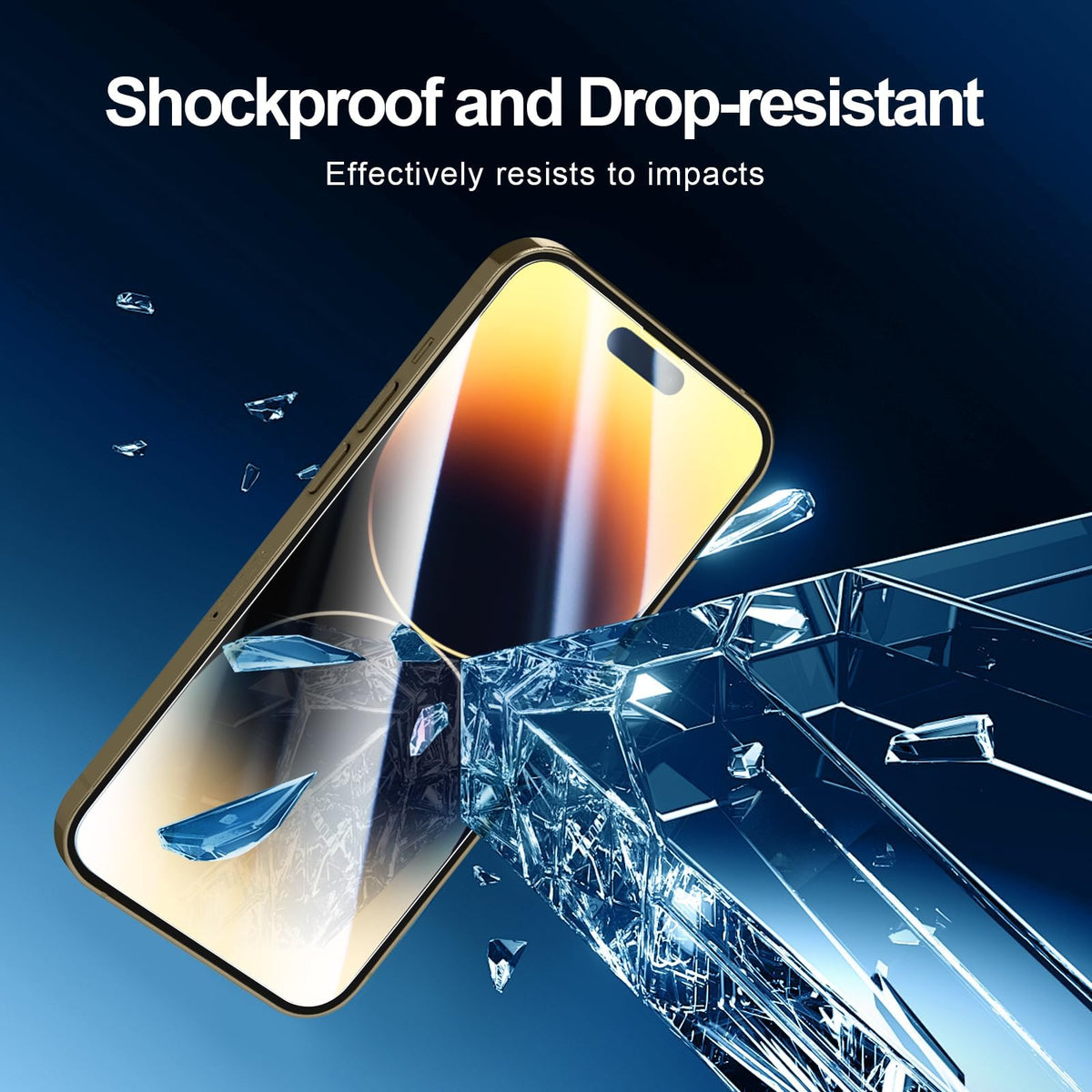 NEW'C for iPhone 17 Pro Max, iPhone 16 Pro Max Screen Protector HD Clear