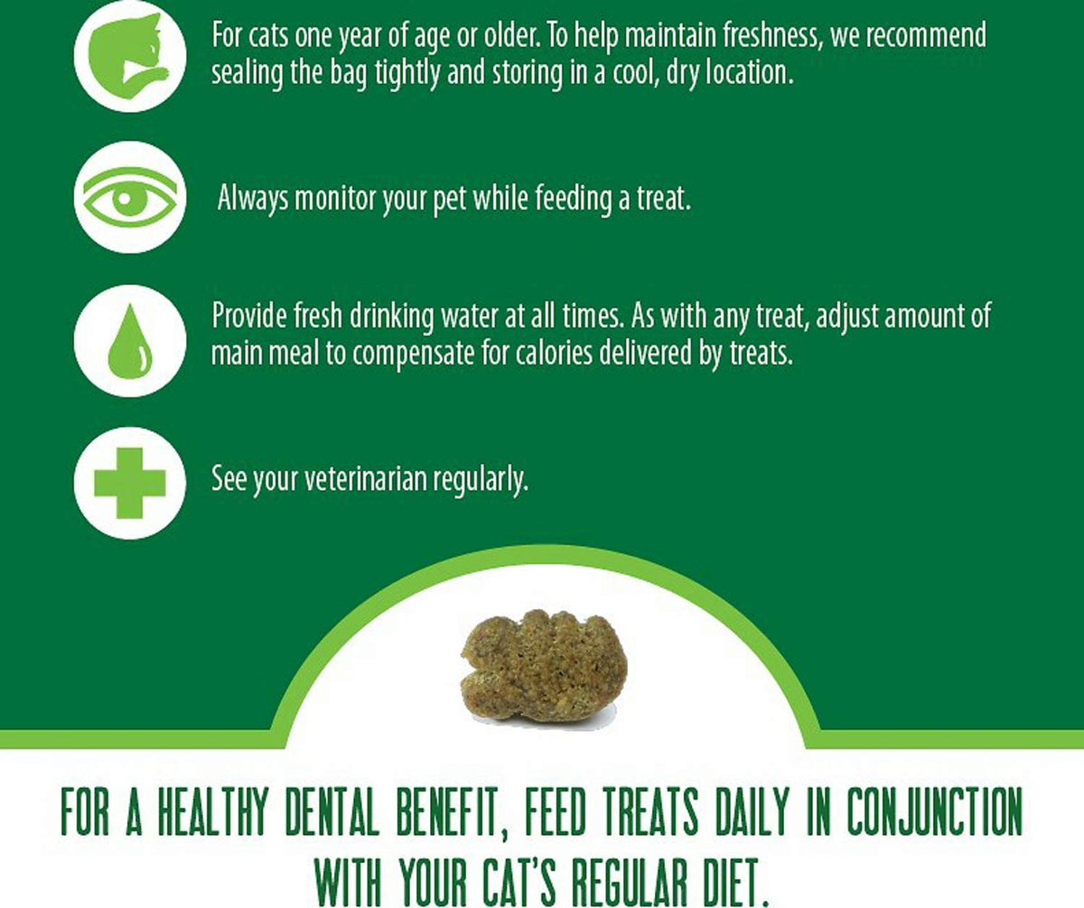 Greenies Feline Natural Dental Cat Treats, Catnip Flavor, 4.6 oz
