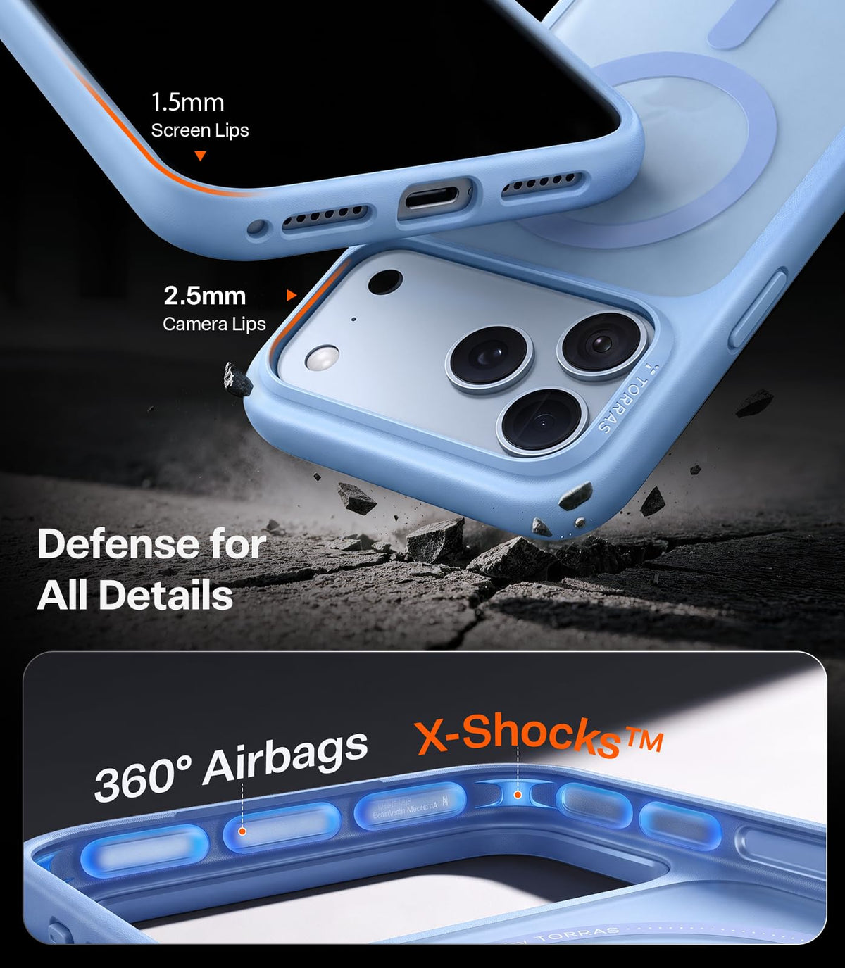 TORRAS Stronger Magnetic & Shockproof for iPhone 18 Pro Max Case Burgundy