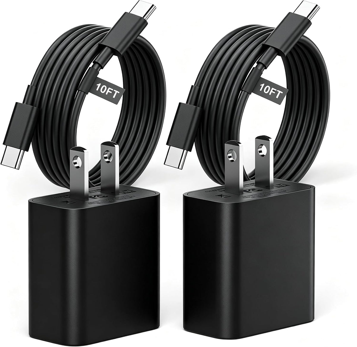 iPhone 18 17 16 15 Charger Fast Charging 10FT 20W USB C Charger Block Cable