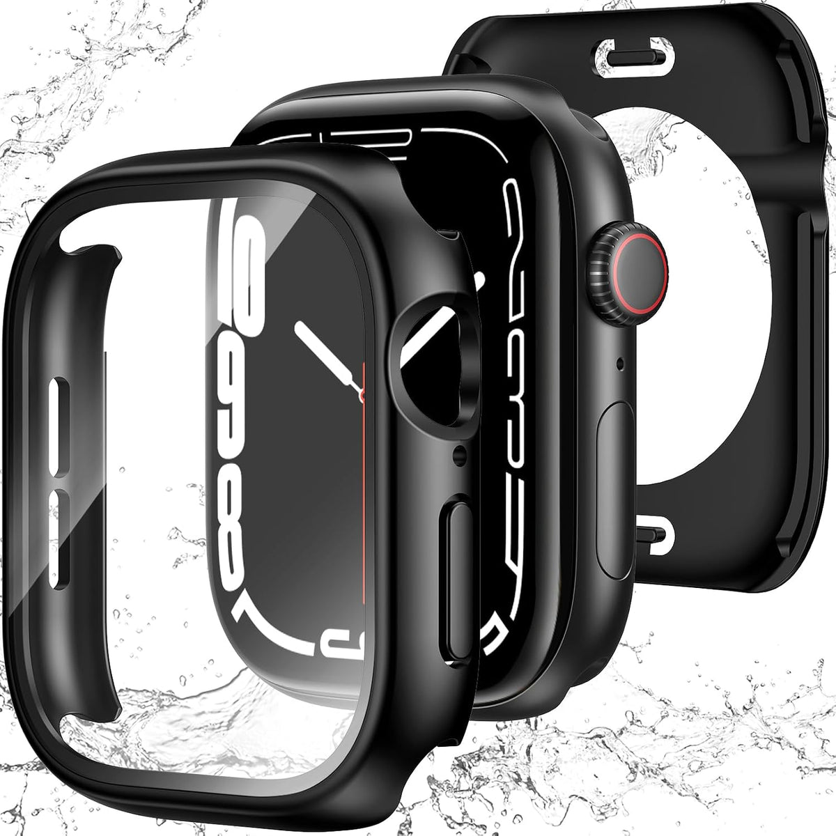 YIJDACASE 3 in 1 Waterproof Case for 41mm Apple Watch Series 9 8 7
