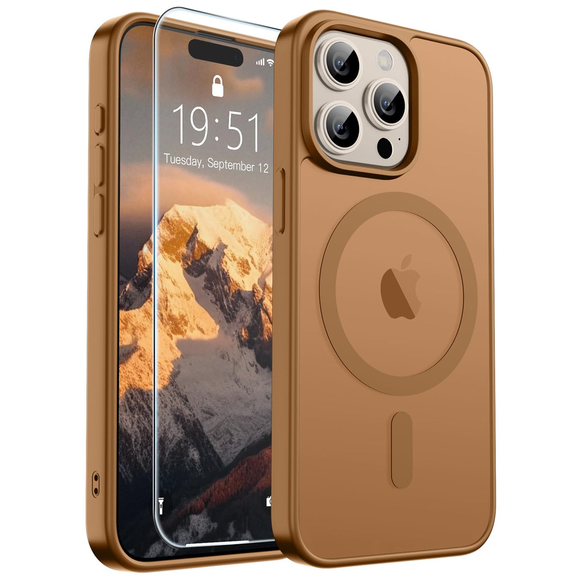 SUPFINE Magnetic for iPhone 13 Case/iPhone 14 Case Black