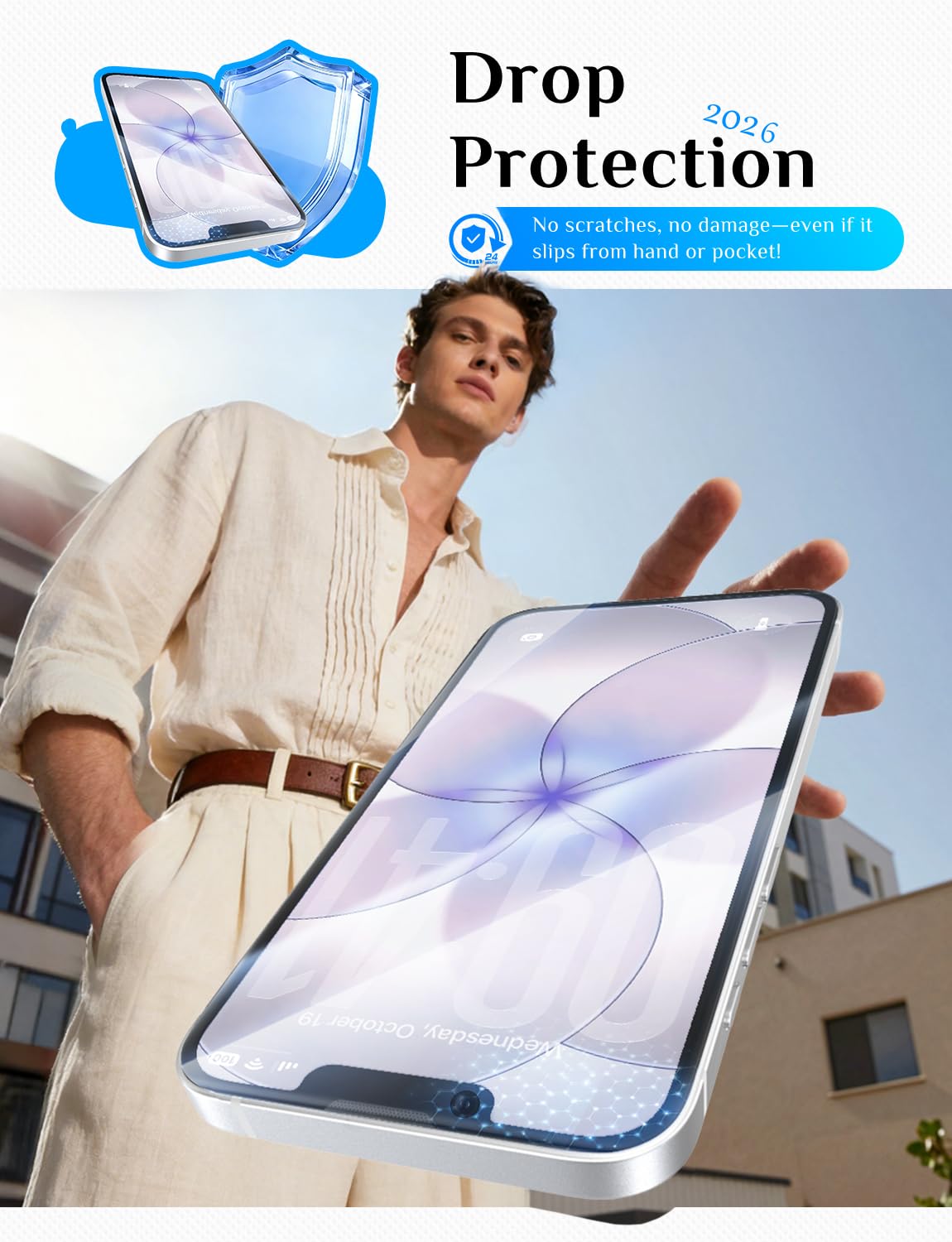 MAGIC JOHN for iPhone 18 Pro Max Screen Protector Easy Installation