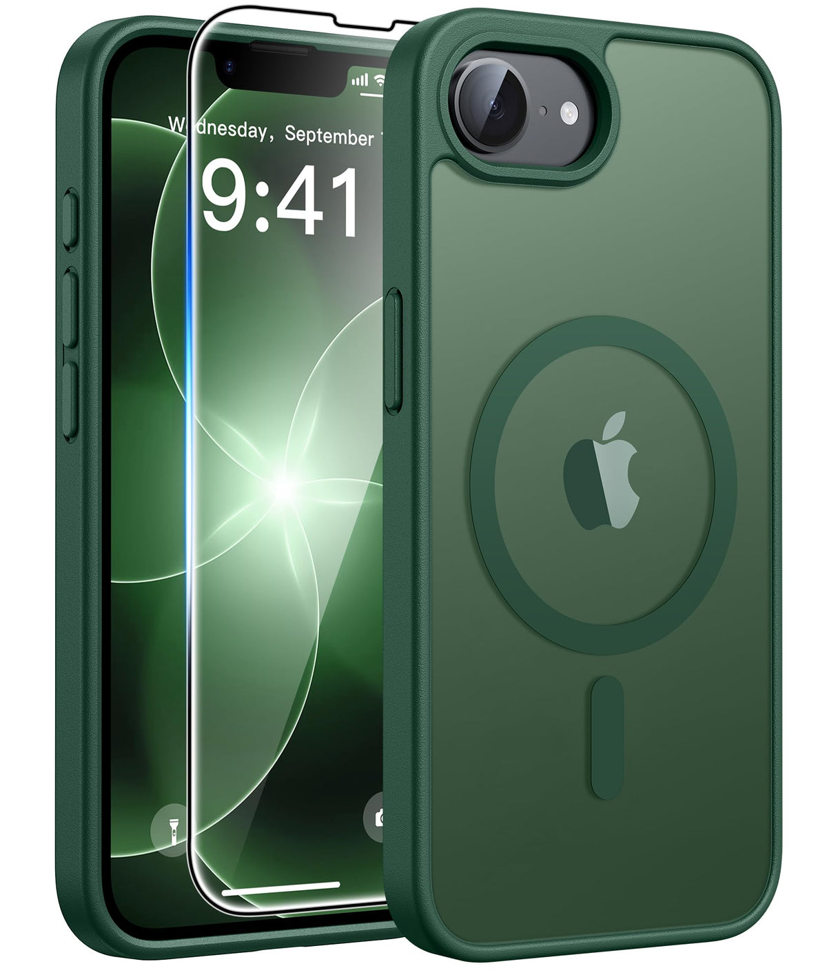 FNTCASE for iPhone 17 Case, Fit for Magsafe, Teal