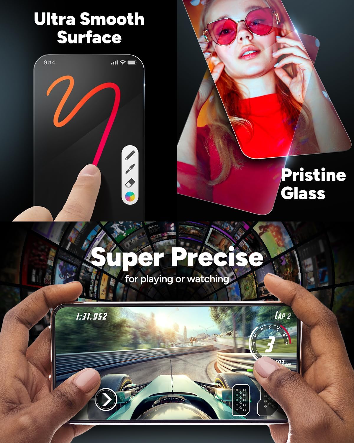 ZAGG Glass Elite Screen Protector for iPhone 17 Pro/ 18 Pro
