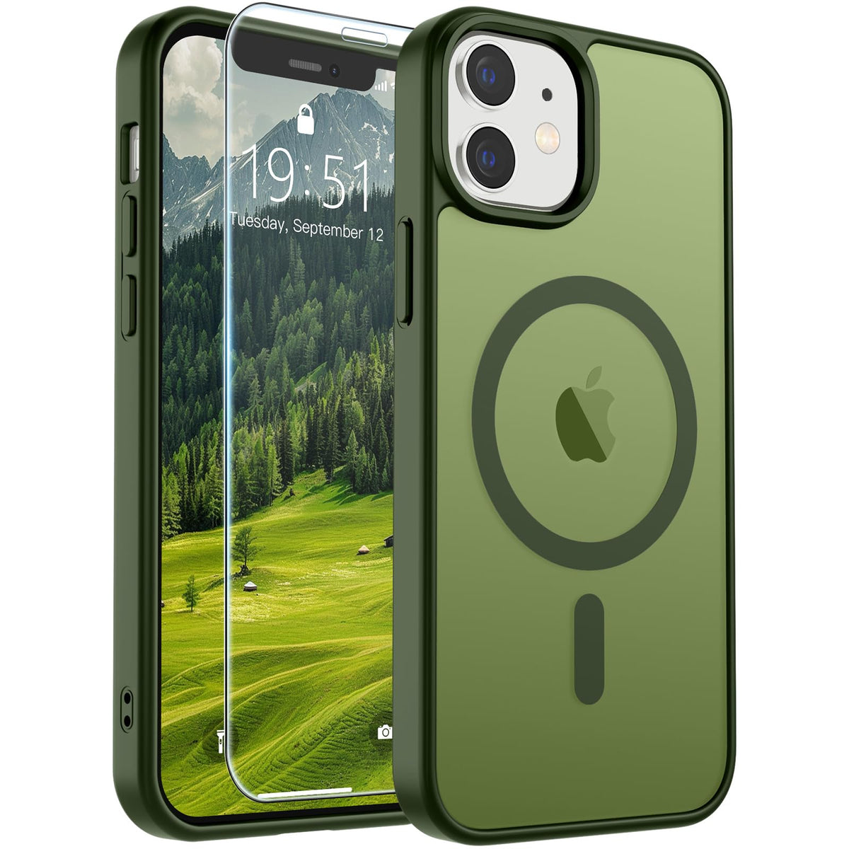 SUPFINE Magnetic for iPhone 13 Case/iPhone 14 Case Black