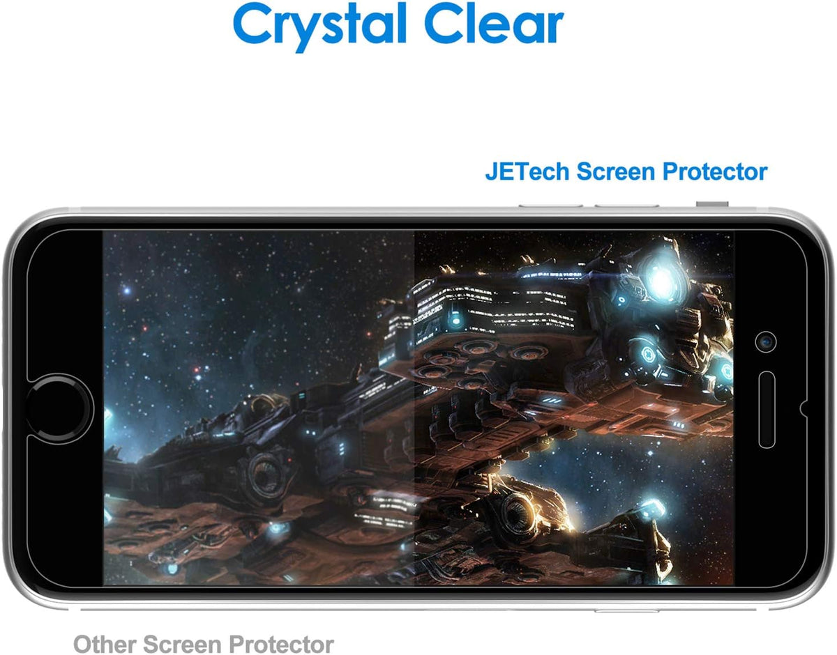JETech Screen Protector for iPhone SE 3/2 (2022/2020), 3-Pack
