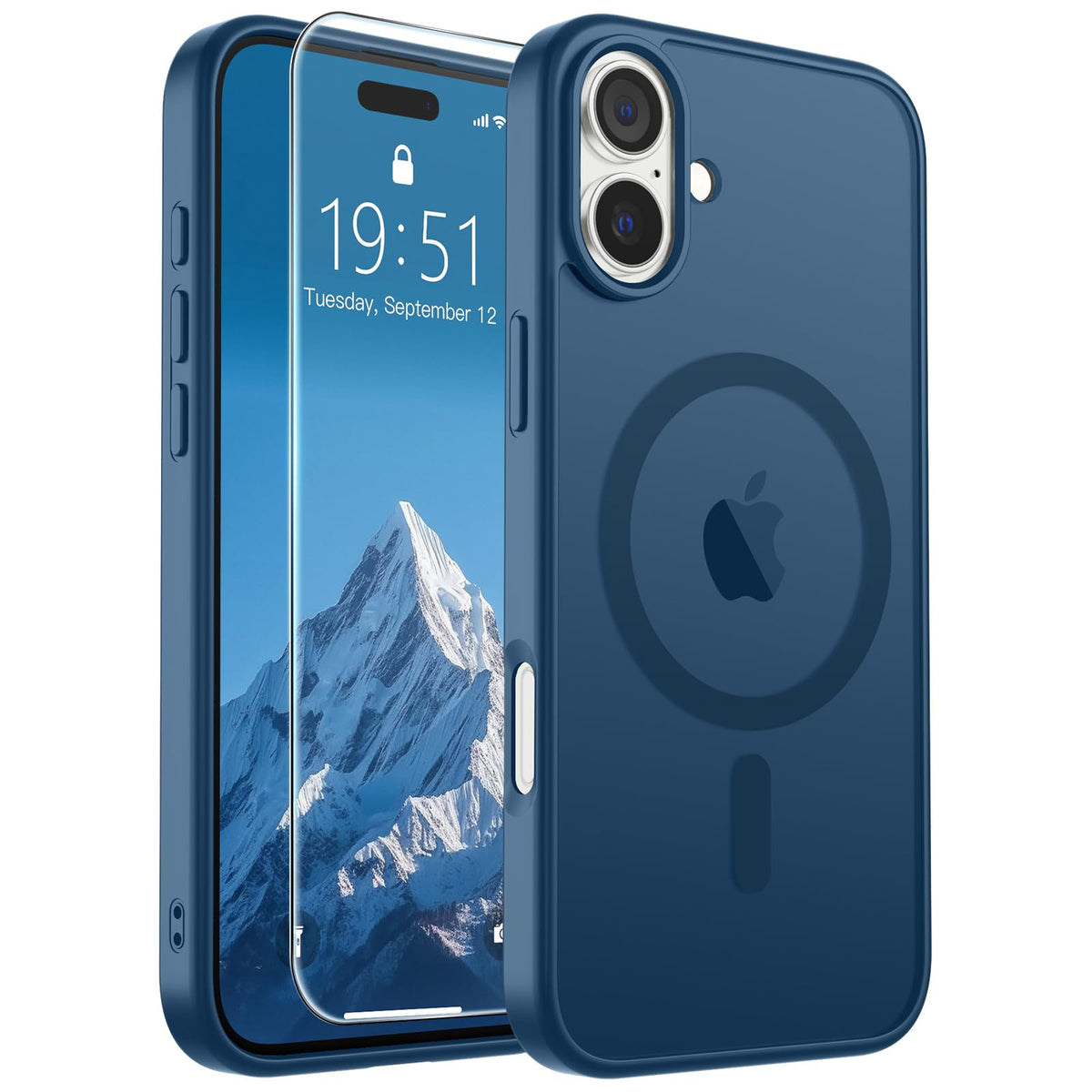 SUPFINE Magnetic for iPhone 13 Case/iPhone 14 Case Black