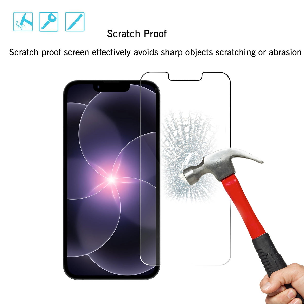 Ailun 3 Pack Screen Protector for iPhone 16 / iPhone 15 / iPhone 15 Pro