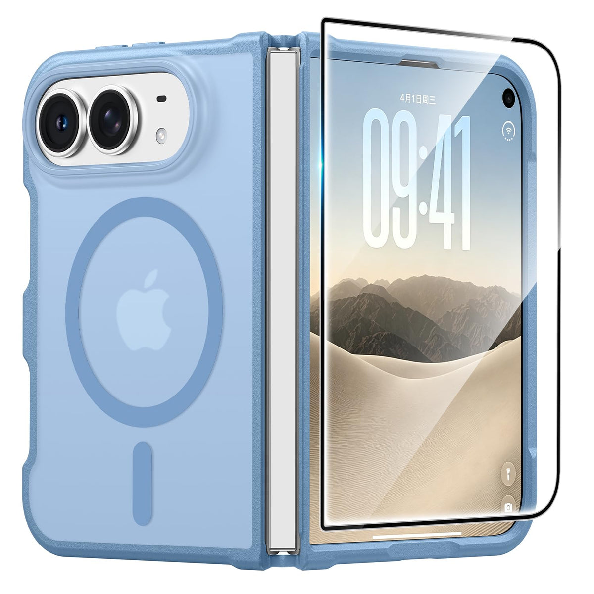 FNTCASE for iPhone 17 Case, Fit for Magsafe, Teal