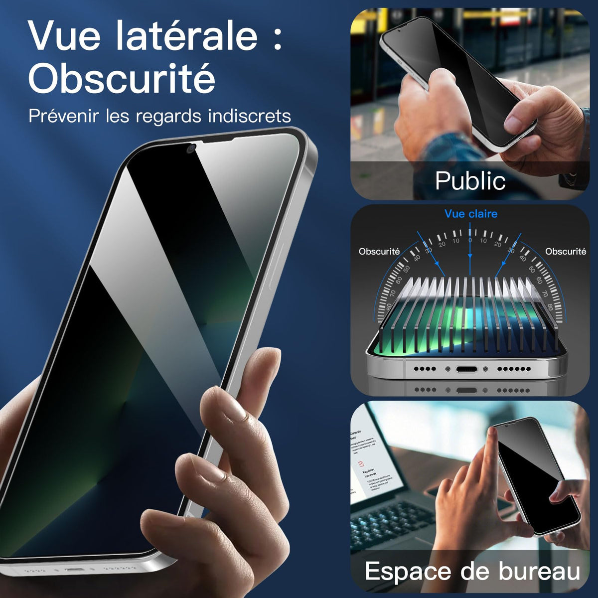 NEW'C for iPhone 17 Pro Max, iPhone 16 Pro Max Screen Protector HD Clear