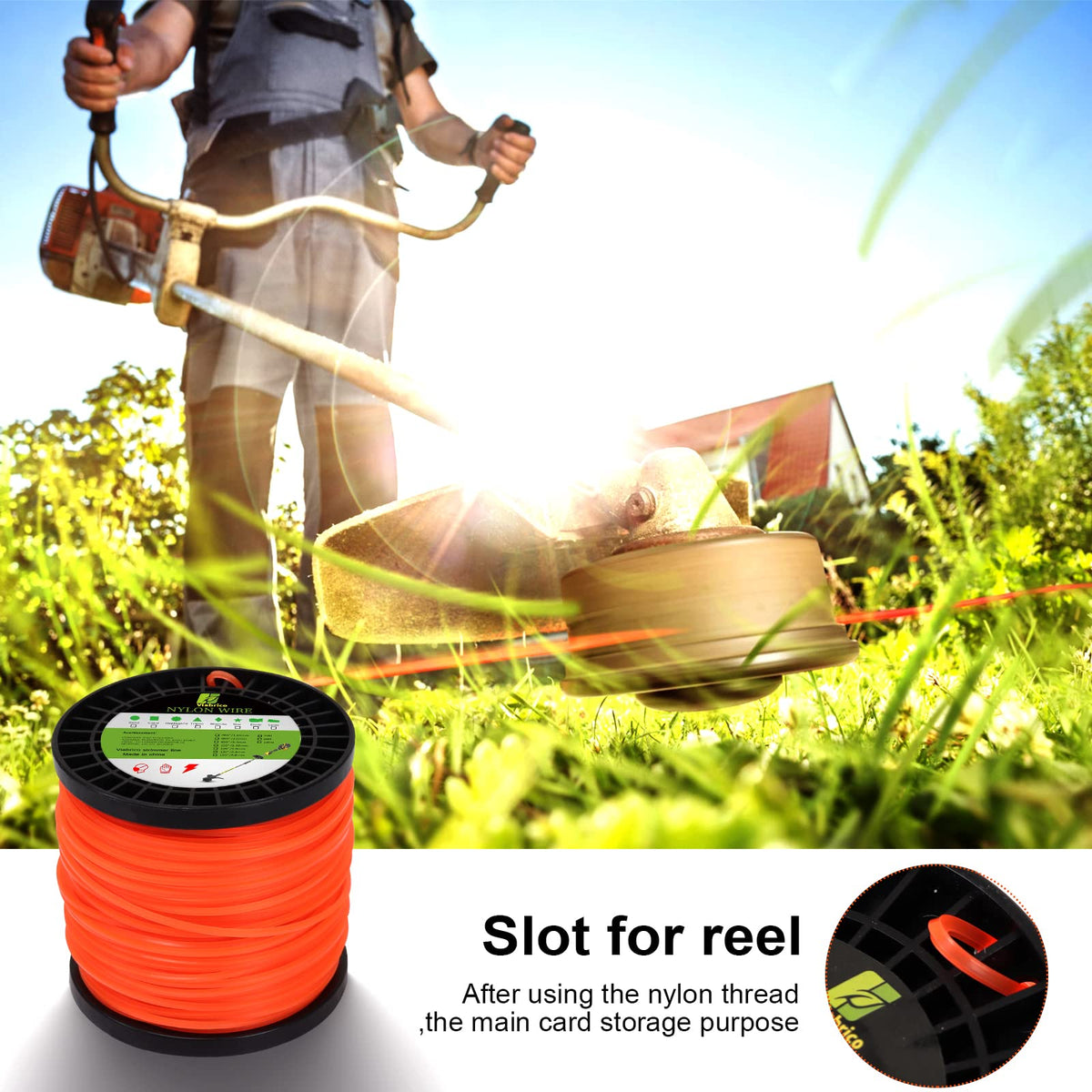 065" Weed Eater String 820FT x 1.2LB Round String Trimmer Line