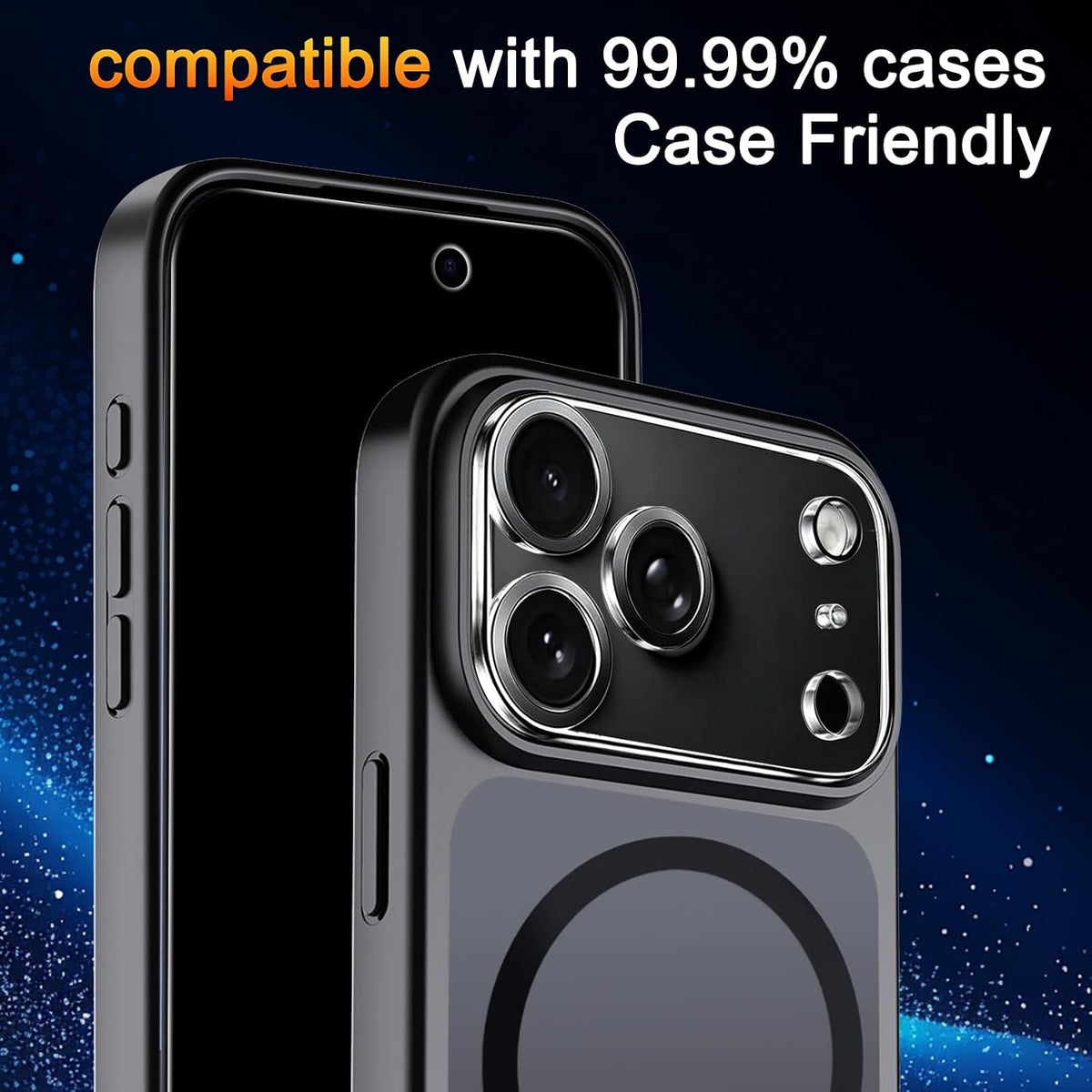 TZGZT 3 Pack Privacy Screen Protectors for iPhone Duo, Tempered Glass