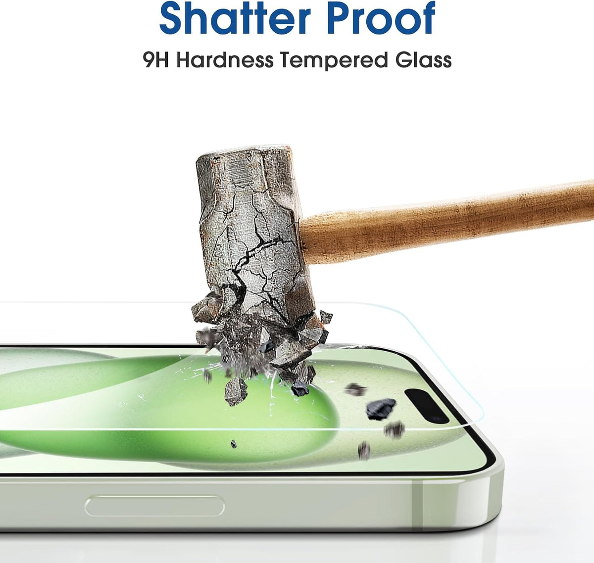 amFilm OneTouch for iPhone 18 Pro Max 6.9'' Screen Protector Tempered Glass