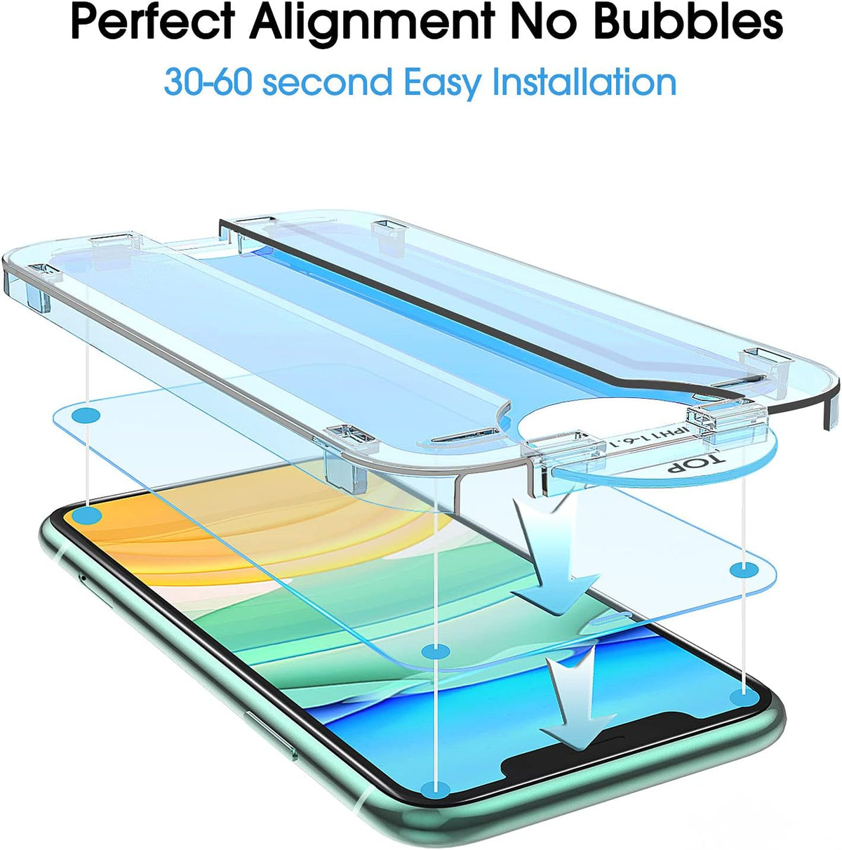 amFilm OneTouch for iPhone 18 Pro 6.3'' Screen Protector Tempered Glass