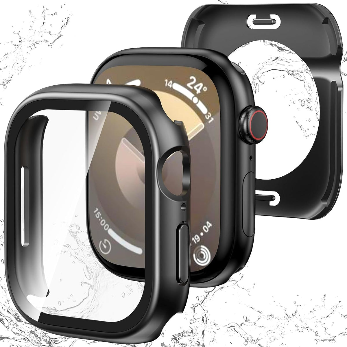 YIJDACASE 3 in 1 Waterproof Case for 41mm Apple Watch Series 9 8 7