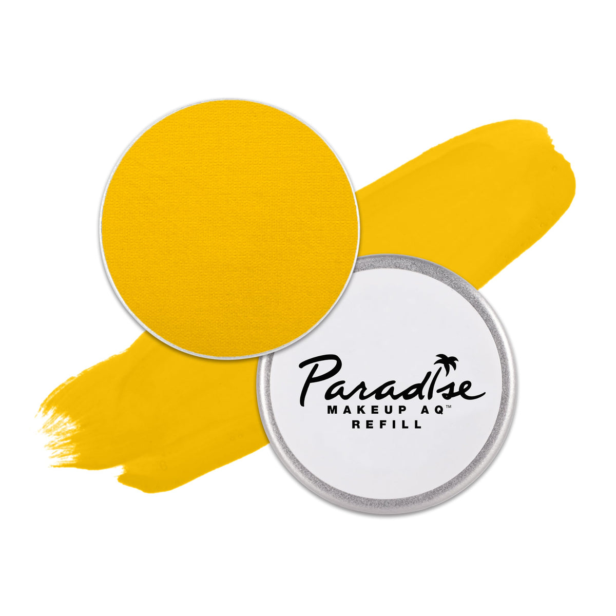 Mehron Makeup Paradise AQ - WHITE, Water-Activated Face & Body Paint