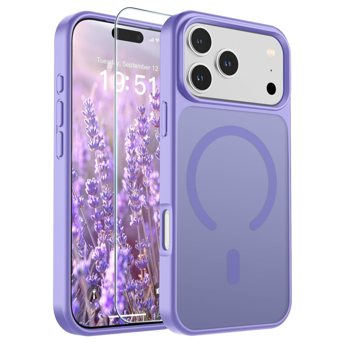 SUPFINE Magnetic for iPhone 13 Case/iPhone 14 Case Black