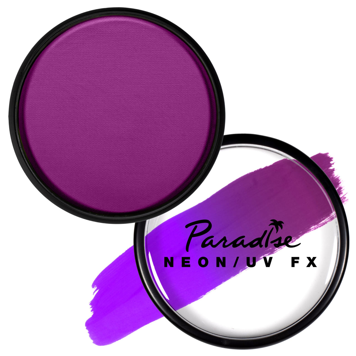 Mehron Makeup Paradise AQ - WHITE, Water-Activated Face & Body Paint